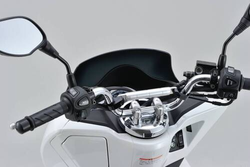 Wspornik kierownicy ze stopu aluminium 150mm srebrny