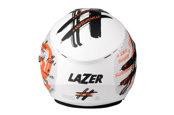 Kask Motocyklowy LAZER JH7 HASHTAG (kol. Jasny - Połysk) rozm. S