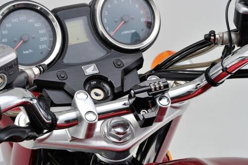 95206 HANDLEBAR HELMET LOCK HOLDER DIAL-LOCK TYPE BLACK Ø22.2 / 25.4MM