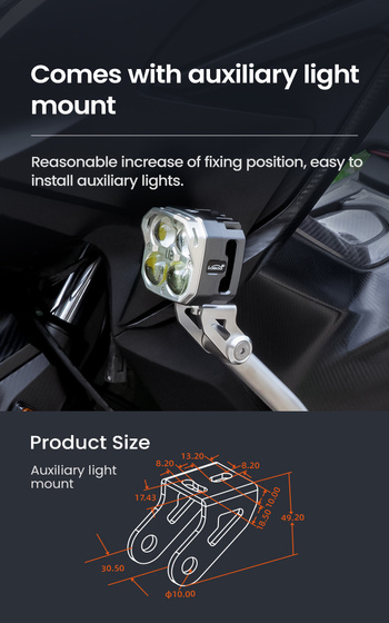 LOBOO Crash Bar do HONDA FORZA350 (2021-) Silver (10.3.01371.001.21)