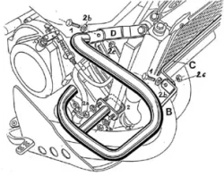 Yamaha XTZ 750 Super Ténéré (1989-1997) engine guard