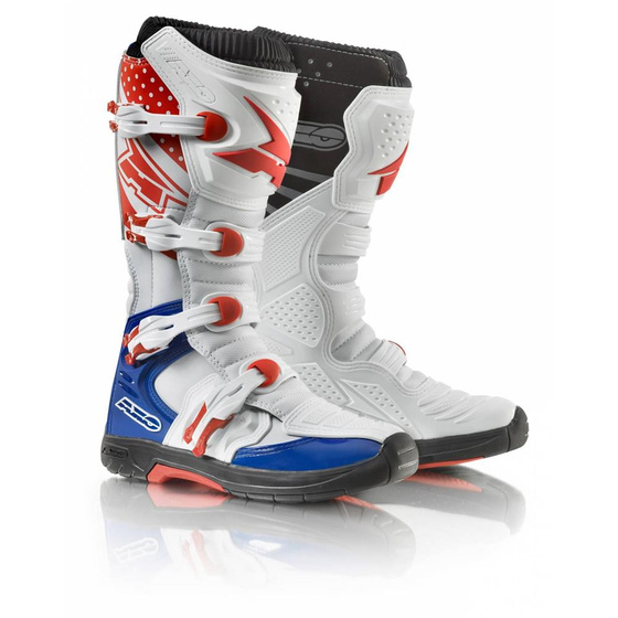AXO BUTY MX ONE WHITE/BLUE/RED ROZMIAR 43