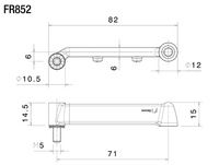 Mounting kit to fit on fairing the Light Unit Rizoma turn signals