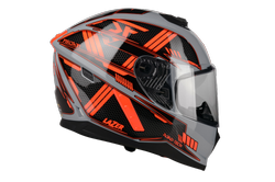 Kask Motocyklowy LAZER RAFALE EVO Roadtech (kol. Szary - Czerwony - Matowy) rozm. L