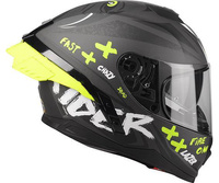 Kask Motocyklowy LAZER RAFALE SR Ride Oni (kol. Czarny - Szary - Żółty Fluo - Matowy) rozm. L