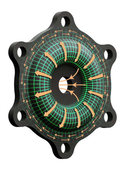 Uchwyt na telefon z amortyzacją powietrzną montaż uniwersalny Outplorer P100-A