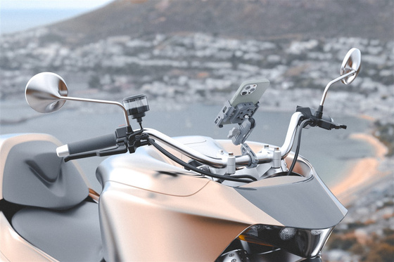 Uchwyt na telefon z amortyzacją powietrzną na kierownicę Outplorer P100-C