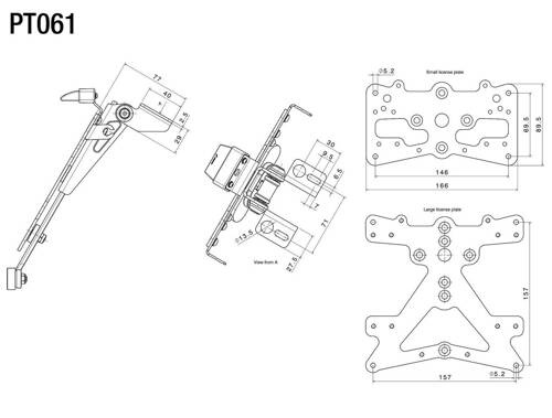 Multifit license plate support