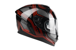 Kask Motocyklowy LAZER RAFALE Darkside (kol. Czarny - Czerwony) rozm. S