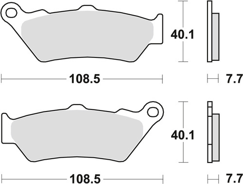 TRW LUCAS BRAKE PADS KH209 KH209/2 ORGANIC APRILIA PEGASO 650 97-10, ETV1000 CAPONORD 01-09, BMW F 650 /CS / GS / DAKAR / ST 94-08, G 650 08-14, F 700 / 800 / 750 / 850 GS / ADV '08-, R 1200GS / ADV 14-18, K 1600 GT / GTL '11-, FRONT/REAR
