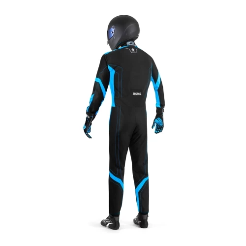 Sparco Thunder Advanced Kart Karting Auto Racing Suit black blue