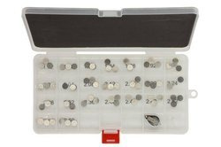 Płytka zaworowa 8,9mm (3x każdy rozmiar, zestaw 1.72-2.60 co 0.04mm)