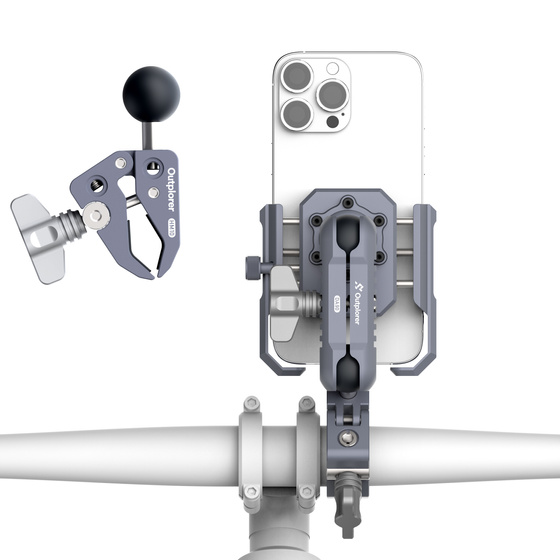 Uchwyt na telefon z amortyzacją powietrzną montaż uniwersalny Outplorer P100-A
