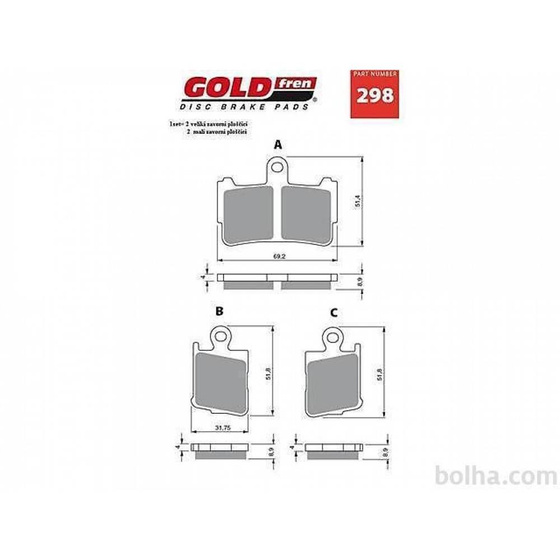 GOLDFREN KLOCKI 298 K5