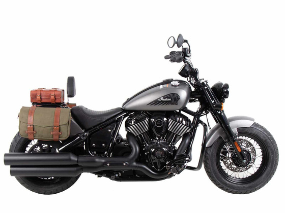 Indian Chief Dark Horse/Chief Bobber Dark Horse (2022-) solorack with backrest