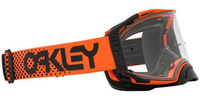 Oakley Goggles Airbrake MX pomarańczowe Clear