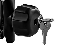 RAM-KNOB3LU Key Lock Knob with Brass Insert for B Size Socket Arms