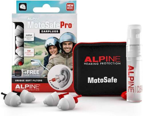 Alpine Hearing Protection Motosafe PRO Earplugs