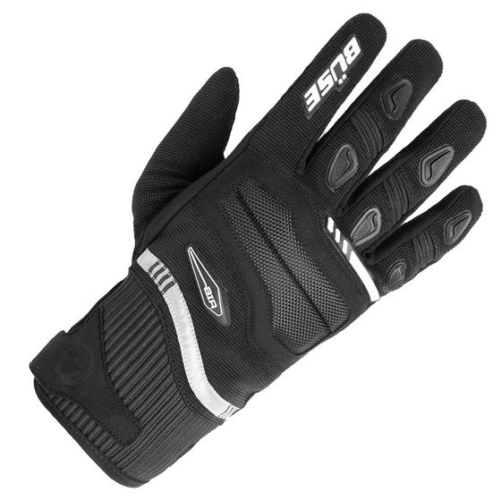 Motorcycle Gloves BUSE Fresh black/white