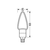 90114  Arrow-2 kierunkowskazy 12V LED