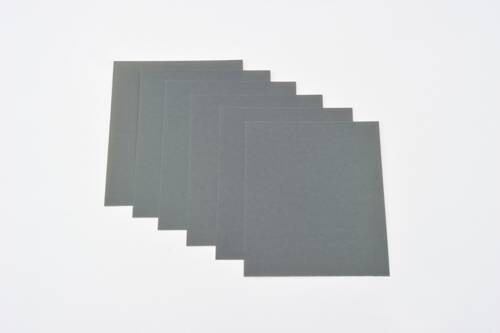WATERPROOF SANDPAPER, 93x115mm, #320, 6PCS/SET
