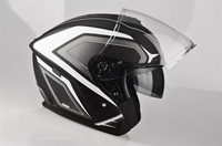 Kask Motocyklowy LAZER TANGO Hexa (kol. Czarny - Biały - Matowy) rozm. L