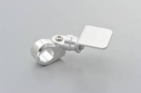 ALUMINUM HANDLE CLAMP BRACKET 22.2MM SILVER