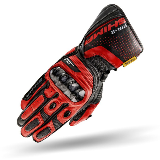 STR-2 GLOVES BLACK/RED S