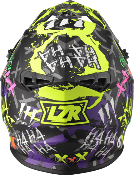 Kask Motocyklowy LAZER OR3 Crazy (kol. Czarny - Multi - Matowy) rozm. XL