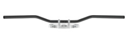 TRW LUCAS STEEL HANDLEBAR 25.4MM FLYEBAR COLOR BLACK (WITH CABLE INDENTATIONS) (PROMOTION)