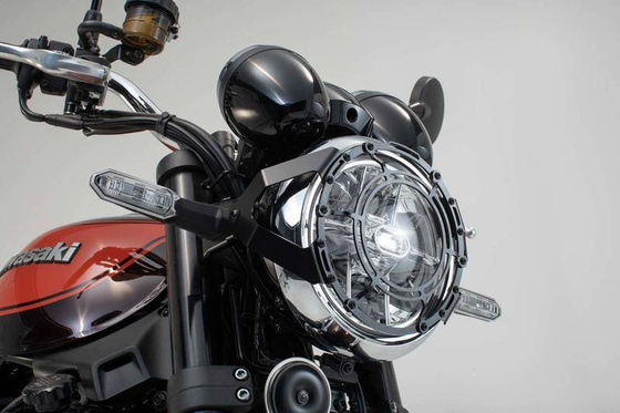 OSŁONA REFLEKTORA SW-MOTECH GRILL, KAWASAKI Z900RS (17-) BLACK