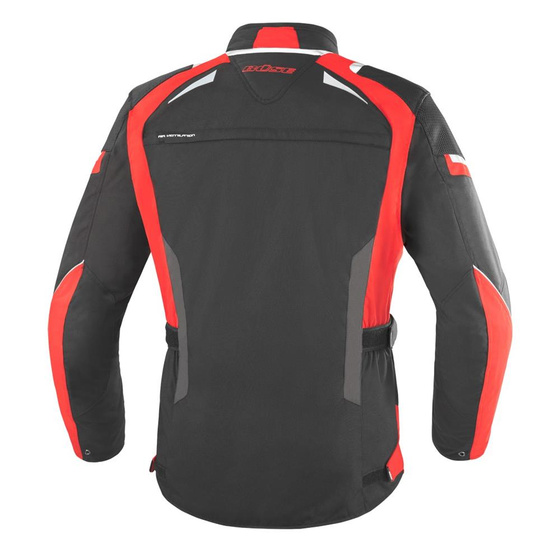 Kurtka motocyklowa BUSE Torino Pro czarno-czerwona XL