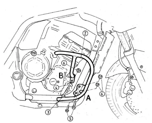 Yamaha FZS 1000 Fazer (2001-2005) engine guard