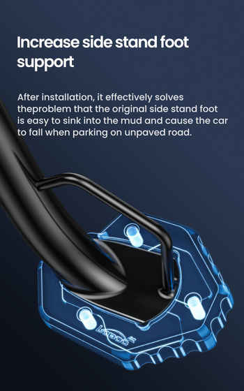 LOBOO Nakładka na stopkę boczną do YAMAHA XMAX 300 (2023-) (10.3.03862.001.01)