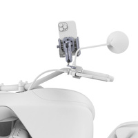 Uchwyt na telefon z amortyzacją powietrzną montowany na lusterko Outplorer P100-B