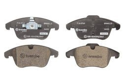 Klocki hamulcowe tuningowe (XTRA), Przód, homologacja na ulicę: Tak, VOLVO S60 II, S80 II, V60 I, V70 III, XC70 II FORD GALAXY, MONDEO IV, S-MAX JAGUAR XE LAND ROVER FREELANDER 2 1.5-4.4 03.06-