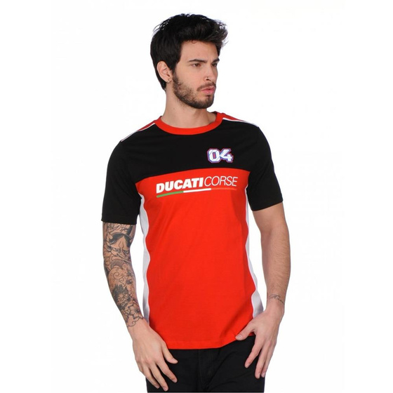 GP T-SHIRT DUCATI DUAL DOVIZIOSO RED ROZMIAR XXL