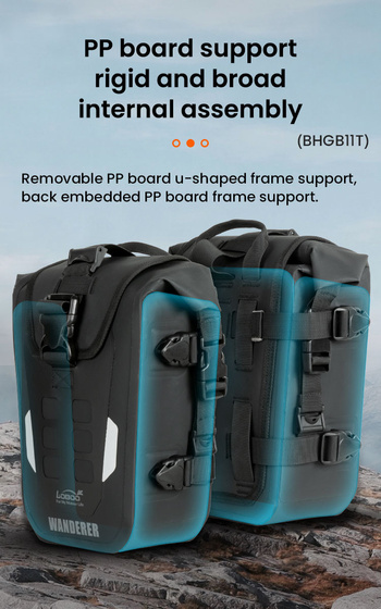 LOBOO WANDERER Nadmuchiwane wodoodporne torby boczne 6L (para) (10.4.14003.001.01)