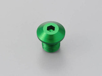 MIRROR PLUG M10-P1.25/RHS GREEN