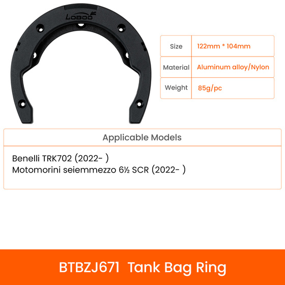 LOBOO Uchwyt Tank Bag BENELI TRK702X