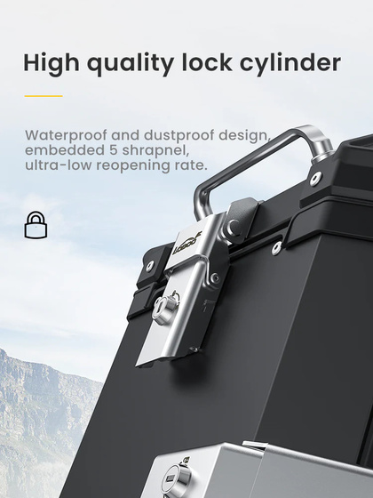 LOBOO PIKE Kufer centralny srebrny 45L (10.5.01363.002.21)