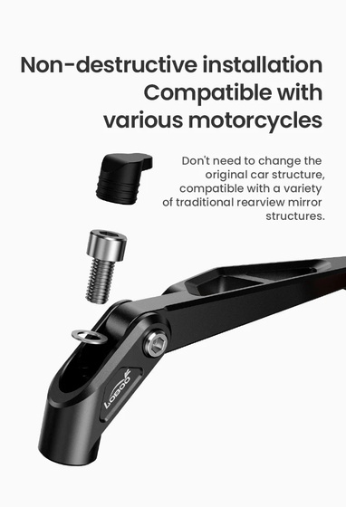 LOBOO Składane lusterka wsteczne srebrne (para) (10.1.11001.011.21)