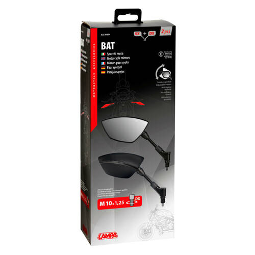 91634 Bat, pair of rearview mirrors