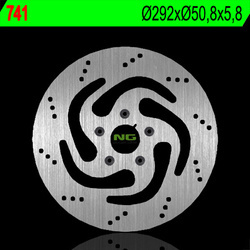 NG TARCZA HAMULCOWA TYŁ HARLEY DAVIDSON SPORTSTER 1200 '84-'98 (ALL MODELS) (292X50,5X5,8) (5X8,5MM)