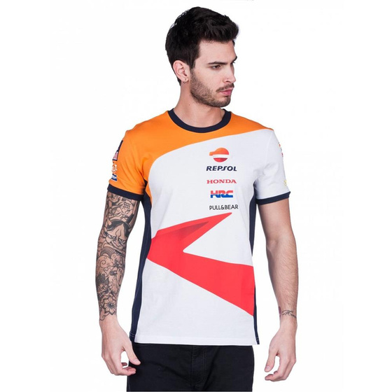 GP T-SHIRT REPSOL TEAM WHITE ROZMIAR XL