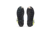 Motorcycle Boots Flame blue yellow