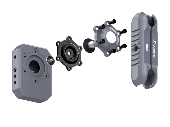 Uchwyt na telefon z amortyzacją powietrzną montaż uniwersalny Outplorer P100-A