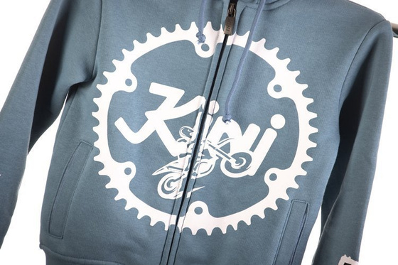 KINI RED BULL KIDS RITZEL ZIP HOODIE - HEATHER BLUE