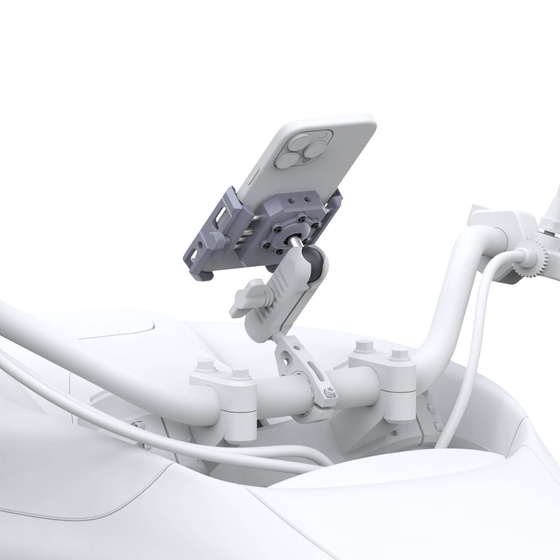 Regulowany uchwyt na telefon (63-97mm) z mocowaniem na kulę 1 cal Outplorer PH10