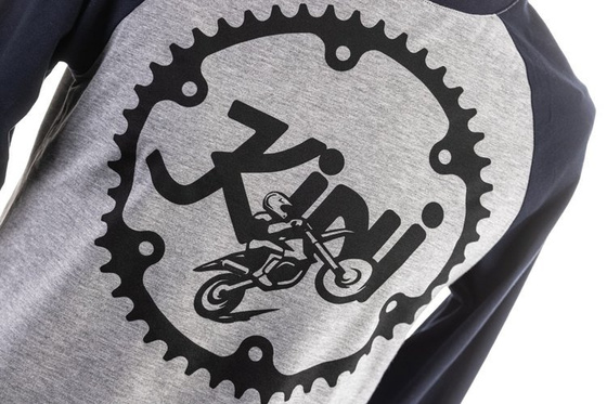 KINI-RB RITZEL LONGSLEEVE - GREY/NIGHT SKY